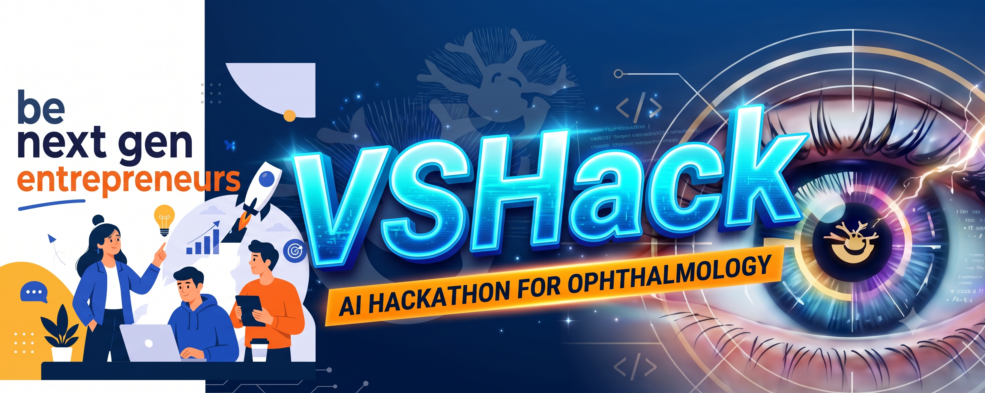 VSHack, an AI hackathon for ophthalmology.